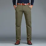 Casual katoenen broek in grote maten, recht model, losvallend, voor een casual en comfortabele look, ideaal voor dagelijks gebruik. — foto 4