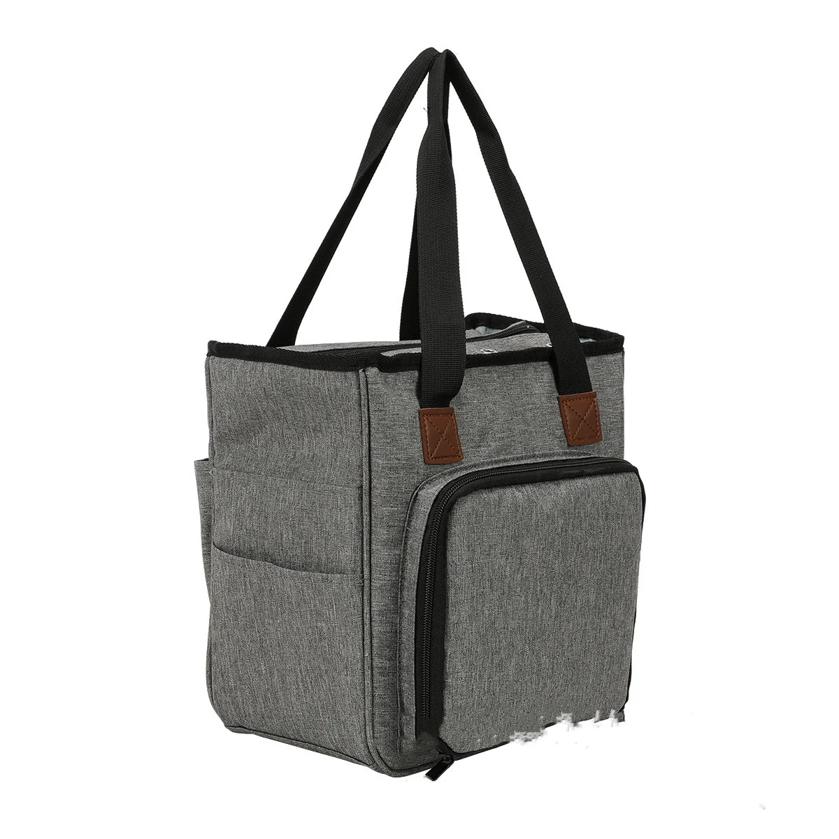 Title 4, Woven supplies storage bag for home organizatio...