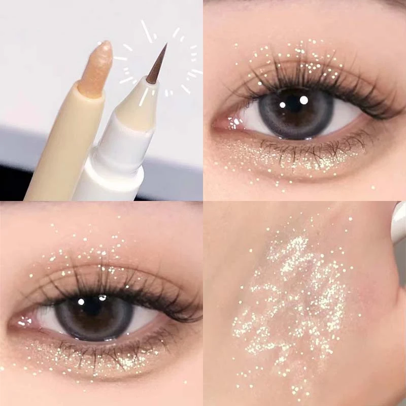 Duales Highlight-Eyeshadow-Stift für strahlende Augen. Konturiert, betont und setzt Akzente. Eyeliner-Effekt inklusive. — foto 2