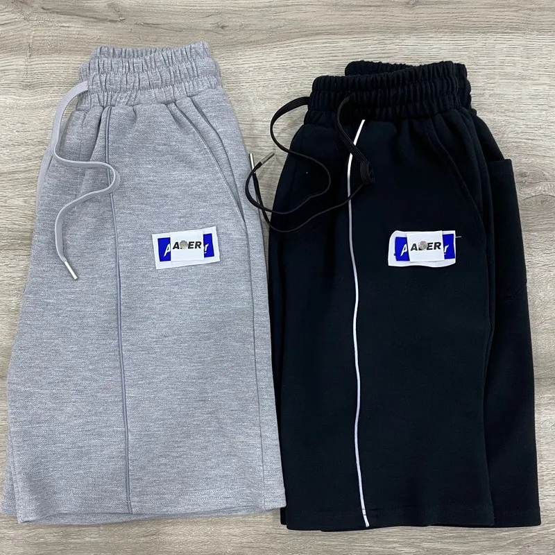 Reflecterende sweatshirt shorts met stiksel label webbing, voor optimale zichtbaarheid en veiligheid tijdens sporten in het donker. — foto 3