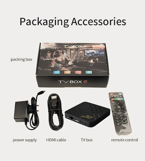 Title 5, Android TV Box 4K HD Smart Player Dual-band WiF...