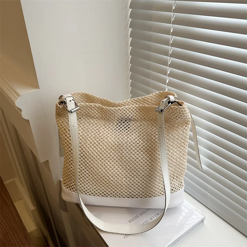 Large Capacity Summer Seaside Vacation Beach Woven Straw Bag. Perfect for carrying your beach essentials in style and co — photo 23