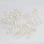 Tiara de pérolas para fotografia de casamento viagem estúdio acessórios de vestido capture momentos especiais com elegância. — foto 7