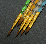 Carved and Painted Pen Spiral Set for creative writing and vibrant art. Enjoy unique designs and colorful expression wit — photo 3