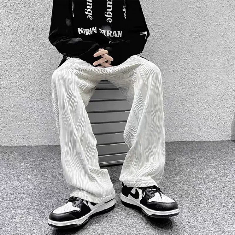 Men's Loose Drape Ice Silk Wide Leg Casual Pants, offering superior comfort and breathability, perfect for warm weather — photo 6