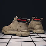 Suede high-top Martin boots for men and women. Experience superior comfort and style. Perfect for everyday wear, offerin — photo 3