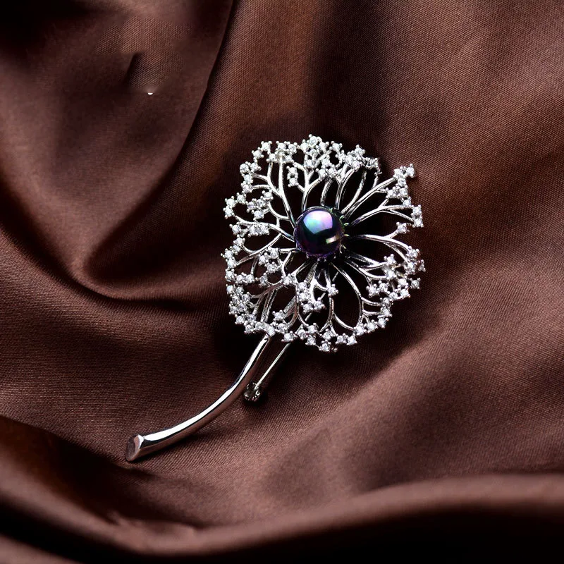 Broche de tulipa elegante para mulheres, acessório para jaqueta, corsage de temperamento. Adicione charme e sofisticação ao seu visual com esta joia. — foto 2