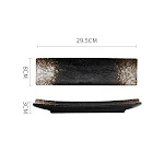 Rectangular Ceramic Sushi Tableware for elegant serving. Perfect for Japanese dishes. Enhance your dining experience wit — photo 4