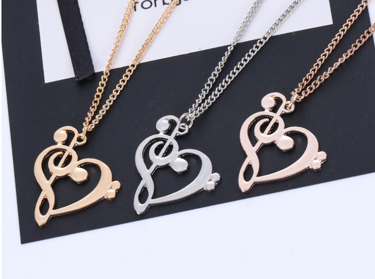 Fashion Love Note Colar — foto 3