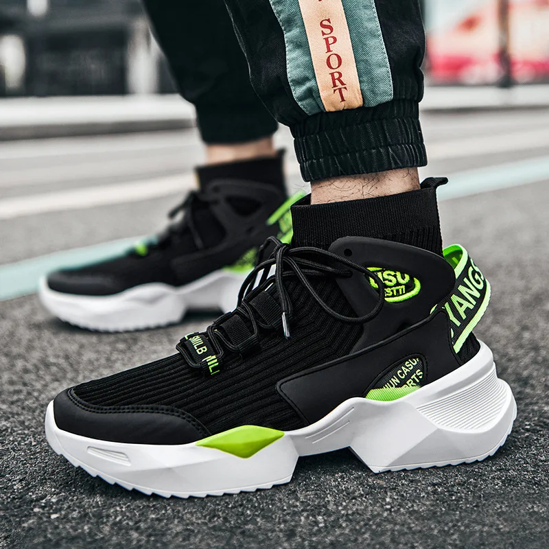 Men's summer high top sock shoes Breathable and lightweight design for ultimate comfort in warm weather. Stylish and pra — photo 6
