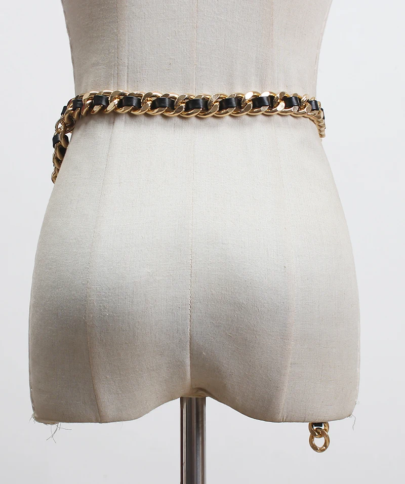 Title 5, Child metal braided chain tassel waist chain