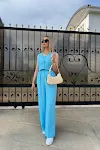 Completo estivo da donna, Vest Trousers, moda casual due pezzi. Comfort e stile per l'estate. Perfetto per look casual e alla moda. — foto 11