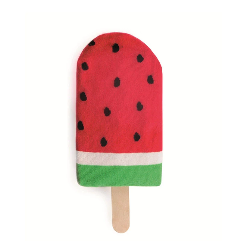 Title 6, Fashion Couple Socks Watermelon Pineapple Choco...