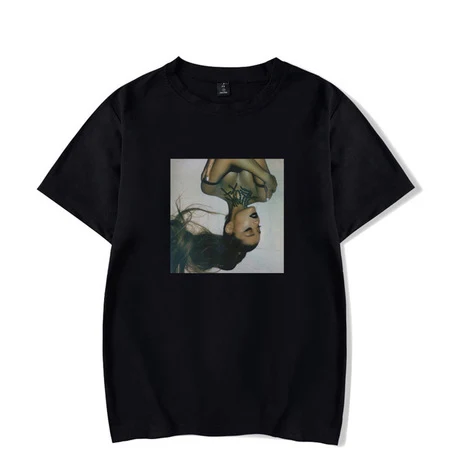 Ariana Grande print loose short sleeve t-shirt. Offers a comfortable and casual style, perfect for everyday wear and eff — photo 2