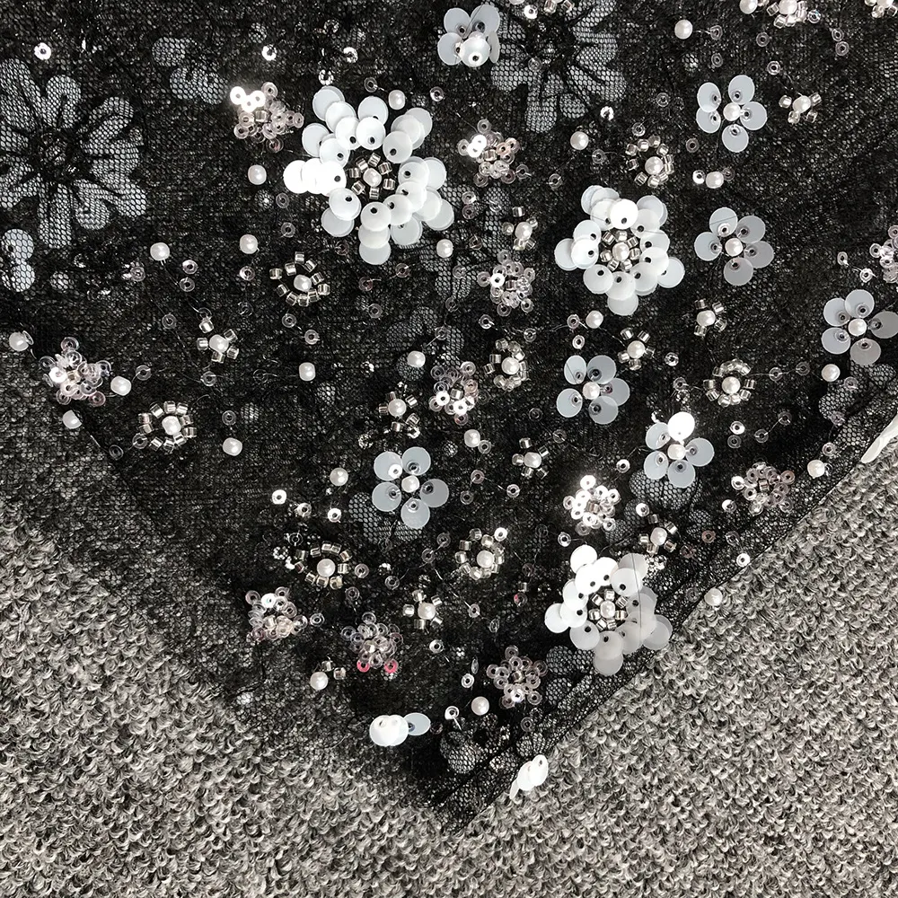 Title 12, Mesh Sleeveless Tube Top Sequin Bead Sexy Backl...