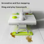 Children's Electric Mopping Go-kart Four-wheel Seated Toy Fun, easy to use, and keeps floors clean. Safe and ideal for c — photo 3