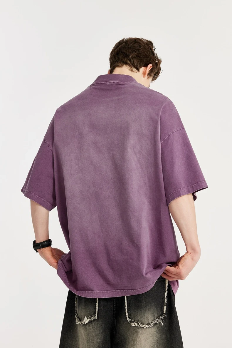 Title 16, Camiseta masculina de primavera e verão com est...