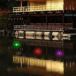Lâmpada flutuante solar recarregável para água. Ilumine piscinas e jardins com elegância. Sem fios, sustentável e fácil de usar. — foto 3