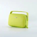 Bolsa de cosméticos EVA feminina grande capacidade portátil ideal para viagens e organizar maquiagem e beleza. — foto 2