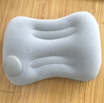 Inflatable pillow for travel, outdoor use, and office. Portable, reliable lumbar support cushion for comfort and relaxat — photo 6