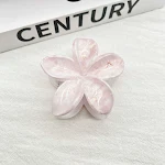 Prendedor de cabelo Color Blooming Plumeria Rubra Grip Dopamine Girl para nuca, estilo vibrante e sensação de felicidade. — foto 5