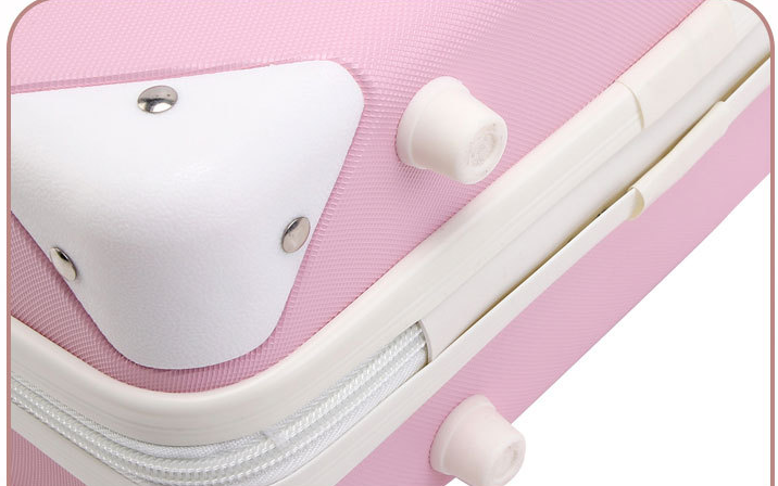 Title 15, Retro Suitcase Short Travel Suitcase Cute Lady