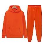 Conjunto Esportivo Masculino Cor Sólida Fleece Leve e Quente Perfeito para Atividades ao Ar Livre e Exercícios. Conforto e Aquecimento Garantidos — foto 12