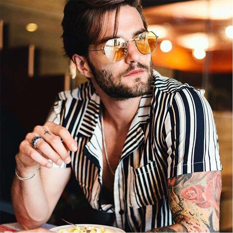 Title 3, Mens Summer Holiday Hawaiian Shirts, Stylish a...