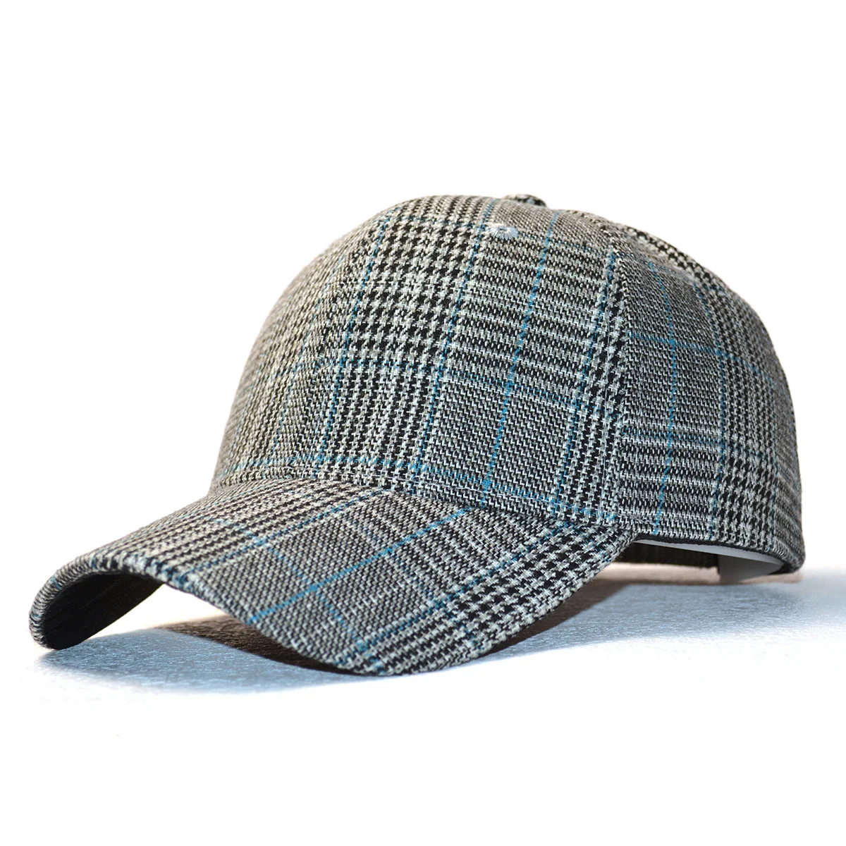 Title 6, Vintage vogelplaid gemengd gebreide baseballpet...