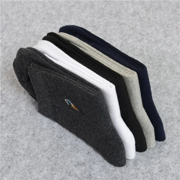 Title 18, Mens Socks Four Seasons Pure Cotton Embroidery...