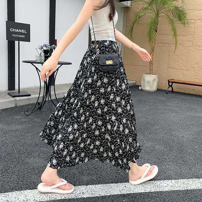 Vestido de verano para mujer con estampado falda, adelgazante, perfecto para el verano, cómodo y favorecedor, resalta tu figura. — foto 8