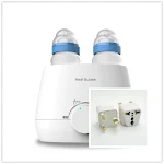 Aquecedor duplo de mamadeiras para leite quente e morno, perfeito para aquecer rapidamente o leite do seu bebê, praticidade garantida. — foto 8