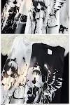 Splash-ink Angel Cotton Short-sleeved T-shirt Men's And Women's Loose Top — photo 10