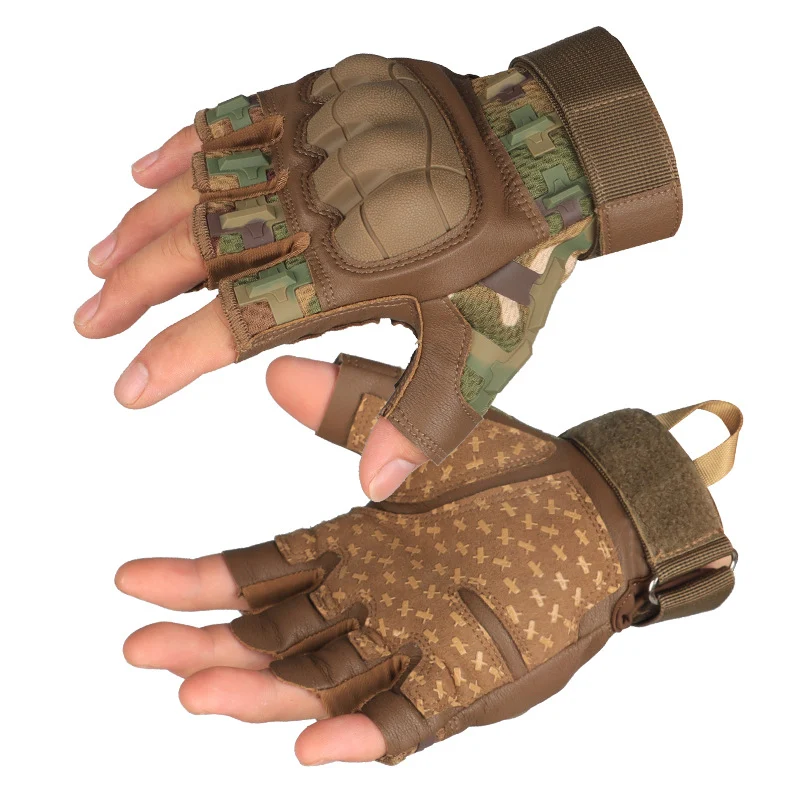Luvas Táticas Militares para Esportes ao Ar Livre Ciclismo e Aventura. Proteção, Durabilidade e Conforto para Fãs Militares e Atividades Extremas. — foto 2