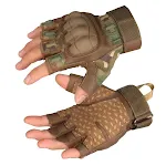 Luvas Táticas Militares para Esportes ao Ar Livre Ciclismo e Aventura. Proteção, Durabilidade e Conforto para Fãs Militares e Atividades Extremas. — foto 2