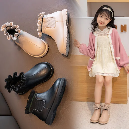 Title 2, Botas curtas de malha Princesa Nova Martin em m...