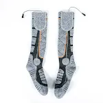 Elektrisch beheizbare, temperaturregulierbare Socken für Damen und Herren Warme Füße den ganzen Tag Verstellbare Wärme Perfekt für kalte Tage und Outdoor-Aktivitäten — foto 8