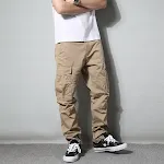 Japanese-style Retro Slim-fitting Small Straight Pants. Comfortable and stylish slim fit design, perfect for a modern ca — photo 5