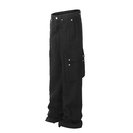 Title 2, Losse cargo broek met rechte pijpen voor heren ...