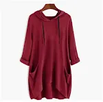 Camiseta feminina com capuz — foto 2