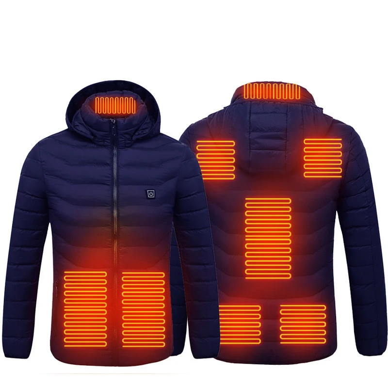 Title 10, Giacca Puffer Riscaldata Uomo Cappotto Elettric...