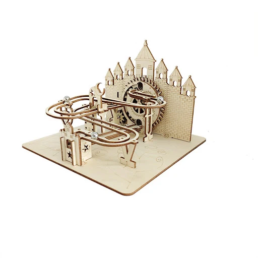 Title 3, Quebra-cabeça 3D interativo de madeira DIY para...