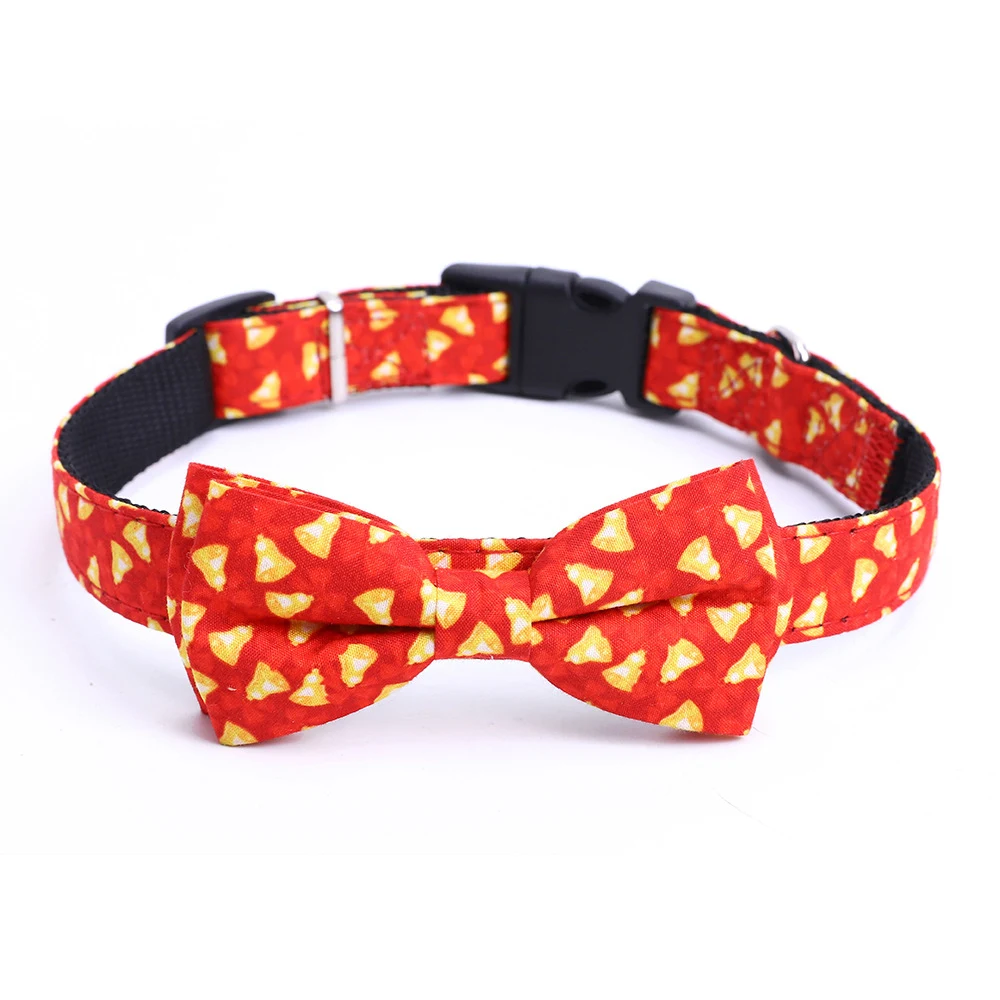 Large Dog Bow On A Christmas Pet Collar. Make your dog the star of the holiday season with this adorable and festive acc — photo 5
