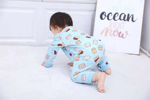 Title 2, Macacão de bebê outono em algodão puro, pijamas...