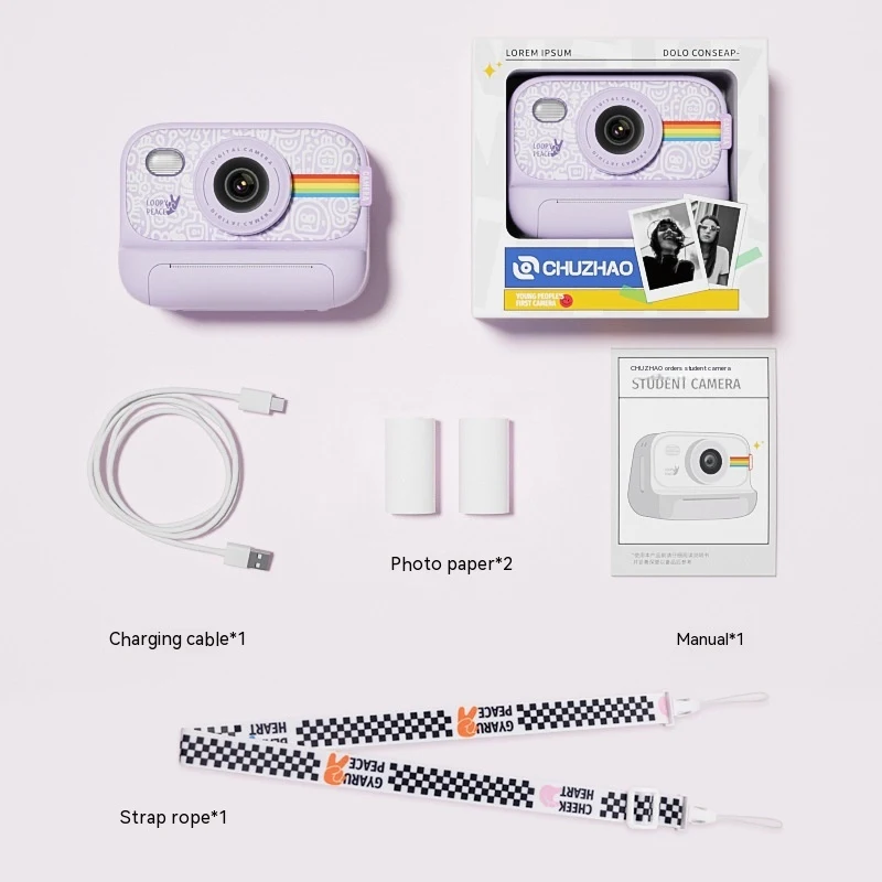Printable Camera Toy Digital Photo Camera for Kids Baby Birthday Gift Encourages Creativity Easy to Use Fun Educational — photo 32