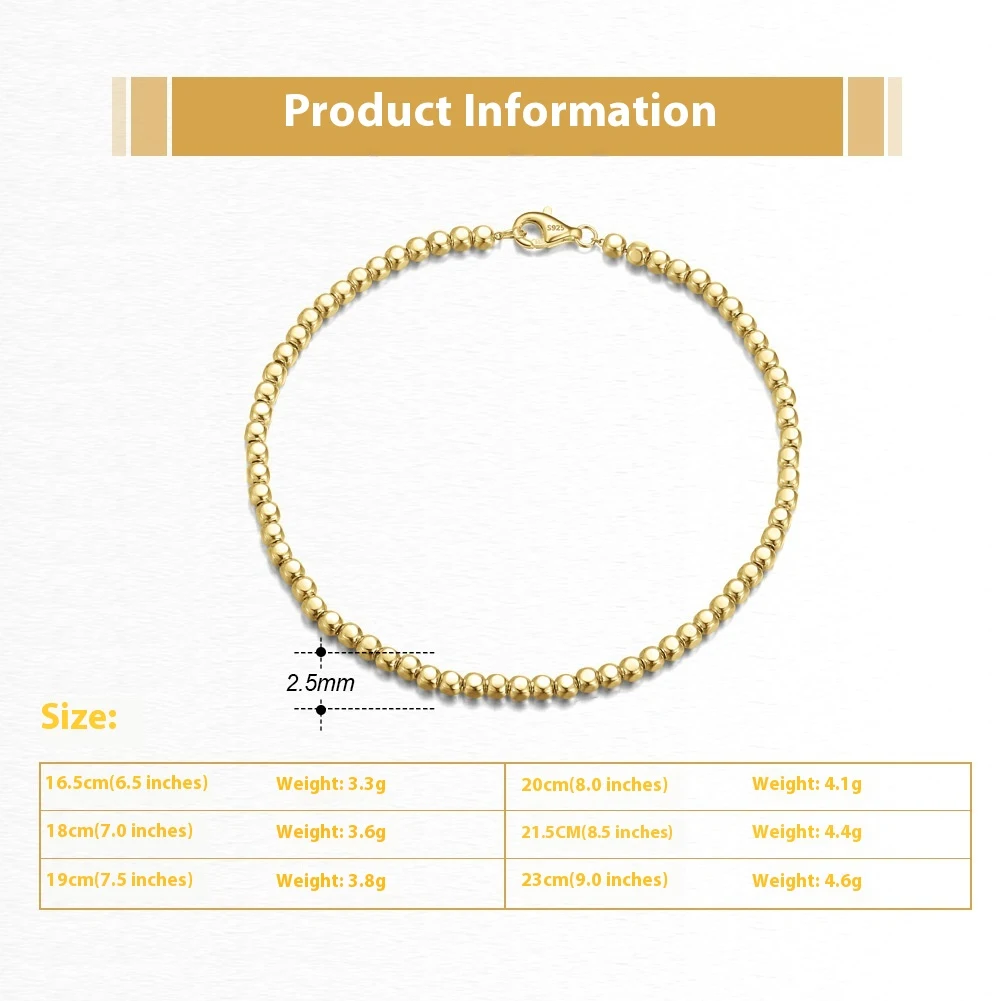 Pulseira em prata esterlina S925 com contas da sorte, um acessório elegante e charmoso que atrai boa fortuna e complementa seu estilo diário. — foto 5