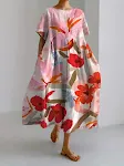 New 3d Printing Summer Urban Leisure Loose Dress Women — photo 9