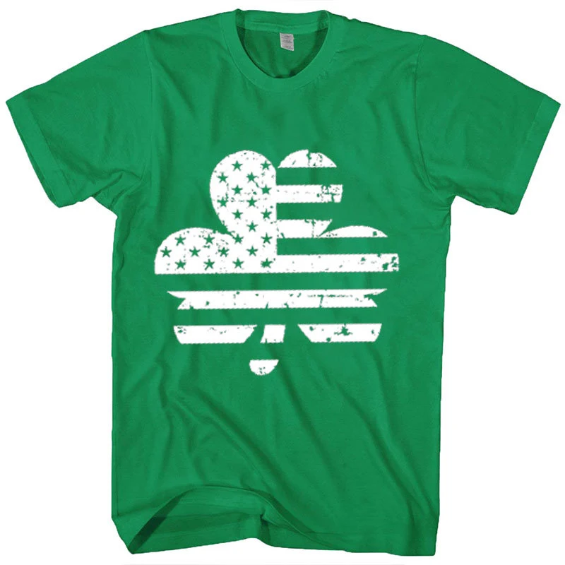 Dames St. Patrick's Day T-shirt van puur katoen, korte mouwen, ademend en comfortabel, ideaal om in stijl en comfort te vieren. — foto 2