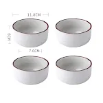 4pcs white