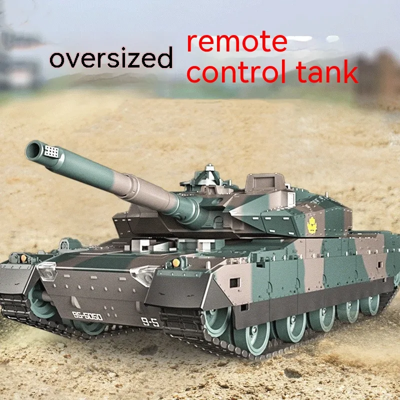 Tanque de Batalha com Carregamento Grande Brinquedo Modelo de Tanque de Controle Remoto para muita diversão e batalhas épicas com recarga fácil. — foto 10